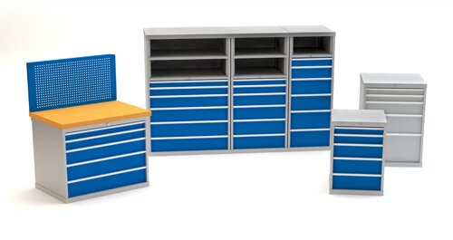 Leading Manufacturer and Exporter of Tool Cabinet, Tool Storage Cabinet, Industrial Tool Cabinet, Mobile Drawer Cabinet, Drawer Cabinet, India